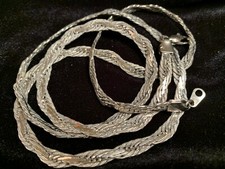 Vintage 14K White Gold Plated