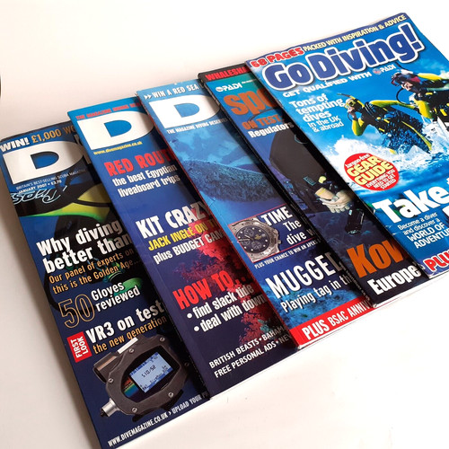 Scuba diving magazine - diving, bundle