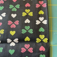 7 Yd 36” wide Black Vintage