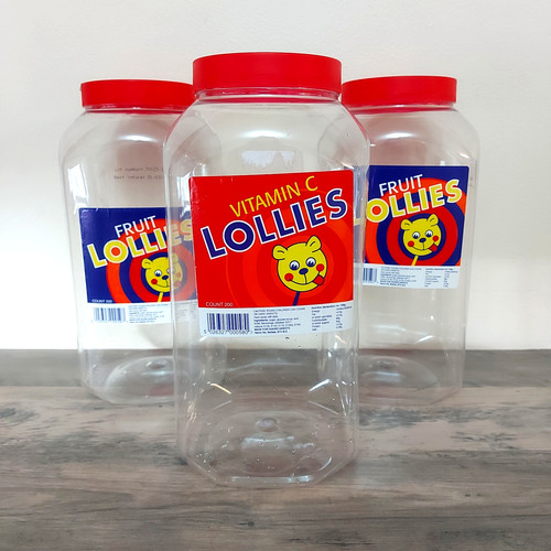 Large clear plastic sweet - 3,