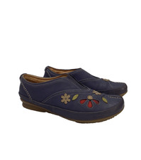Moshulu Shoes Blue Leather UK
