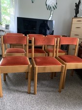 Six Dinette Vintage Chairs