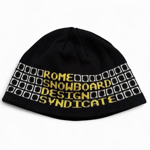 Rome snowboard design - snowboard, beanie