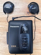 Panasonic RQ-P33 Personal Tape  Walkman . Tested working New Headphones 