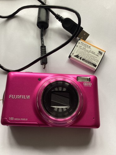 Fuji finepix f400 16mp pink - fuji,