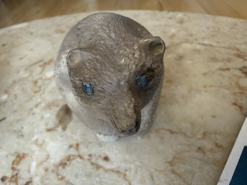 Zuni seated bear fetish museum - zuni,