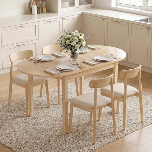 Solid wood kitchen table - 55",