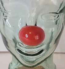 Rubber Clown Nose Red Rudolph Mcdonald Breathable Nose Holes Cosplay Costume NEW