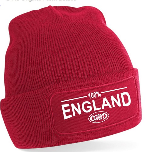 England 100 rugby beanie - rugby, hat