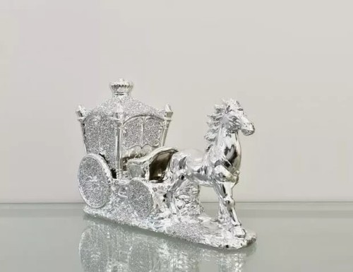 Horse with square wagon - horse,