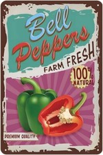 Vintage Vegetable Bell Pepper