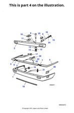 Jaguar Genuine Bumper Blade