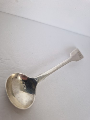 Sterling silver salt spoon - sterling,