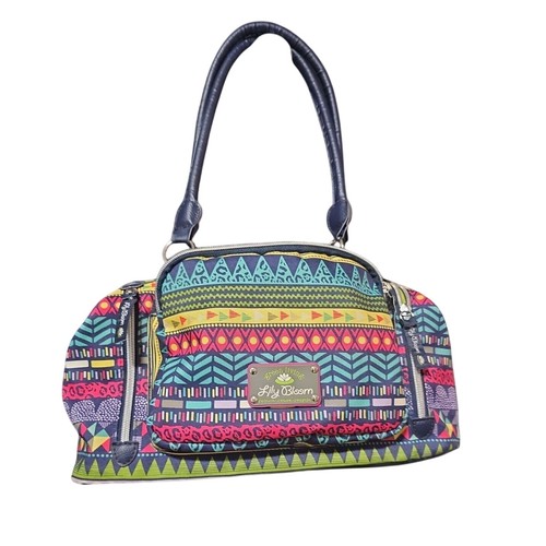 Lily bloom satchel handbag - bloom,