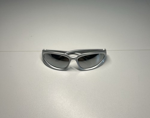 Silver wrap around sunglasses - wrap,