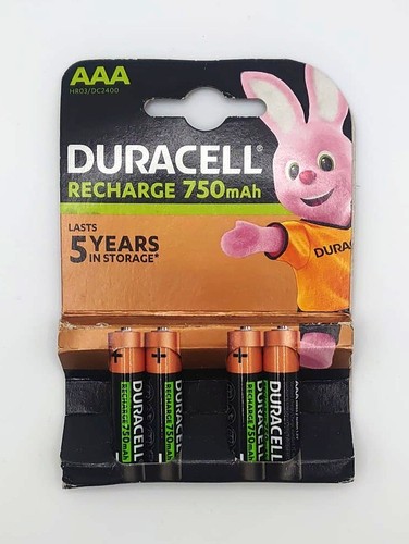 Duracell rechargeable 750mah - duracell,