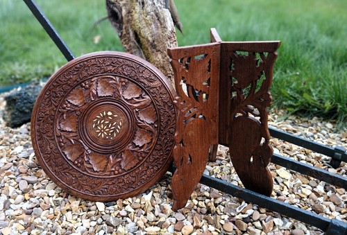 Vintage carved mop inlaid - vintage,