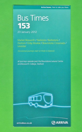 Arriva midlands bus timetable - bus,