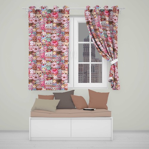 Blackout eyelet curtains - blackout,