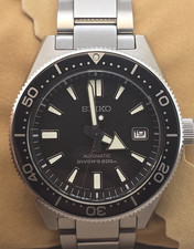 Seiko Prospex Men's Black Dive Watch - SBDC051 6R15-03W0