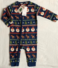 BNWT Baby Boys Navy Christmas