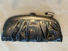 Ladies new stunning Landor & Hawa  Black & grey clutch with chain for shoulder