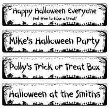 Personalised Halloween Sign
