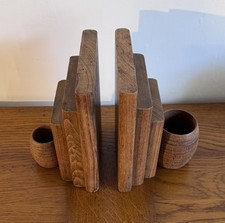 Teak Bookends - HMS Iron Duke