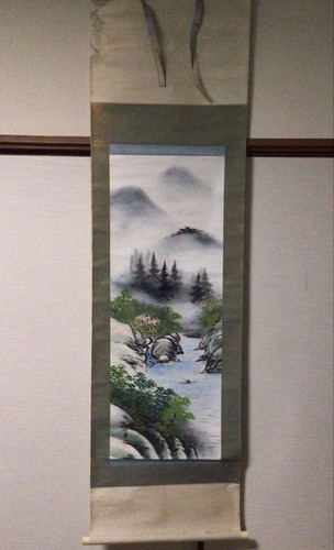 Japanese hanging scroll shin - japanese,