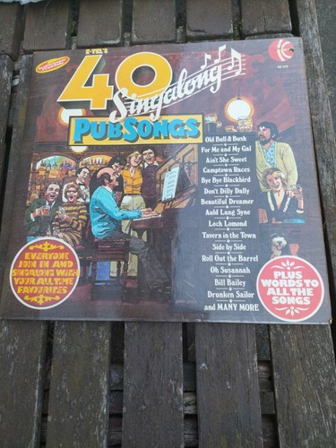 Singalong pub songs - 40, lp.