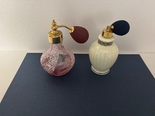 Perfume atomizer/puffer style bottles (2 off)