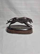 Vintage Bronze Greyhound On