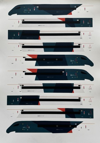 Gauge decal set avanti - set, west
