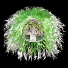 Kid Halloween Beetlejuice Cosplay Wig Party Costume Prop Green Synthetic Hair