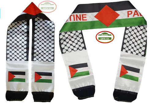 Palestinian flag scarf - palestinian,