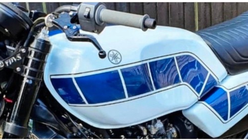 Yamaha rd350lc white blue - rd350lc,