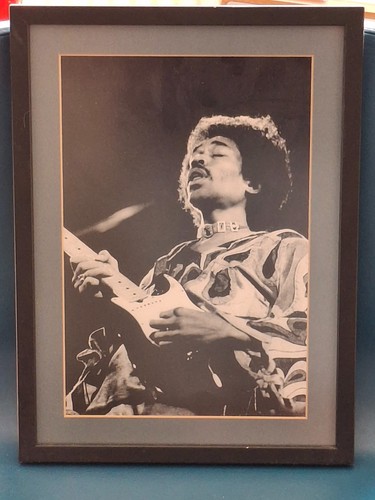 Jimi hendrix framed photo - framed,