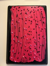 Pink Painting on wood HandMade