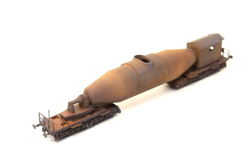 Torpedo wagon rusty gauge - torpedo,