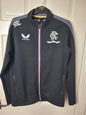 Rangers Football Jacket Track Top 150 Years Small Blue Vgc
