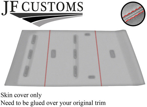 Red stitch rear roof - red,