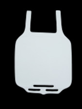 1988 1989 Cagiva WMX 125 250 Front Number Plate White