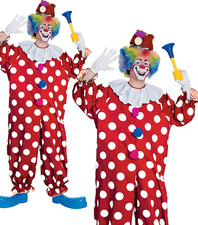 Dotted Clown Costume Adults