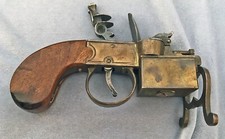 *RARE George 3 Style Novelty Dunhill Flintlock Tinder Pistol Table LIGHTER Works