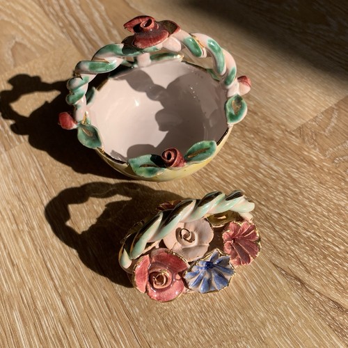 Vintage lumina ceramic floral - lumina,