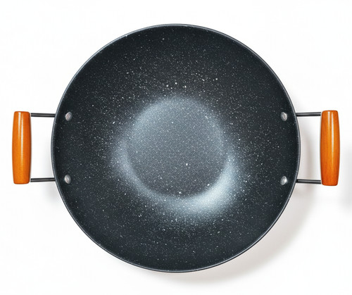 Wok non stick marble coated - wok,