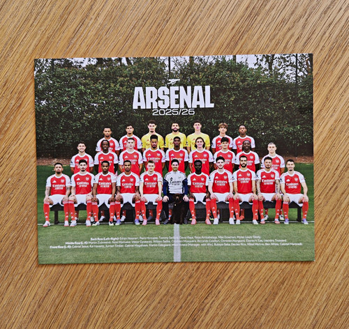 Arsenal official squad - 25/26,