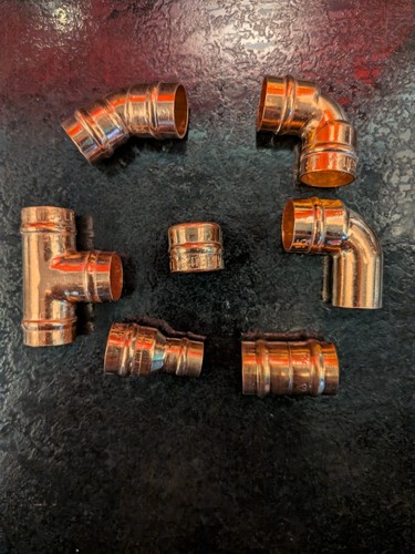 15mm solder ring fittings - 15mm,