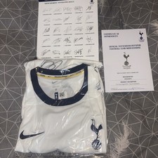 Tottenham Hotspur Europa League Winners Signed Shirt 2025 With Certificate