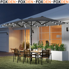 Double Sided Patio Parasol